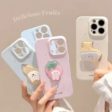 Phone Case for iPhone 15 Pro Max, Creative Rotating Cartoon TPU with Acrylic, OEM Custom
